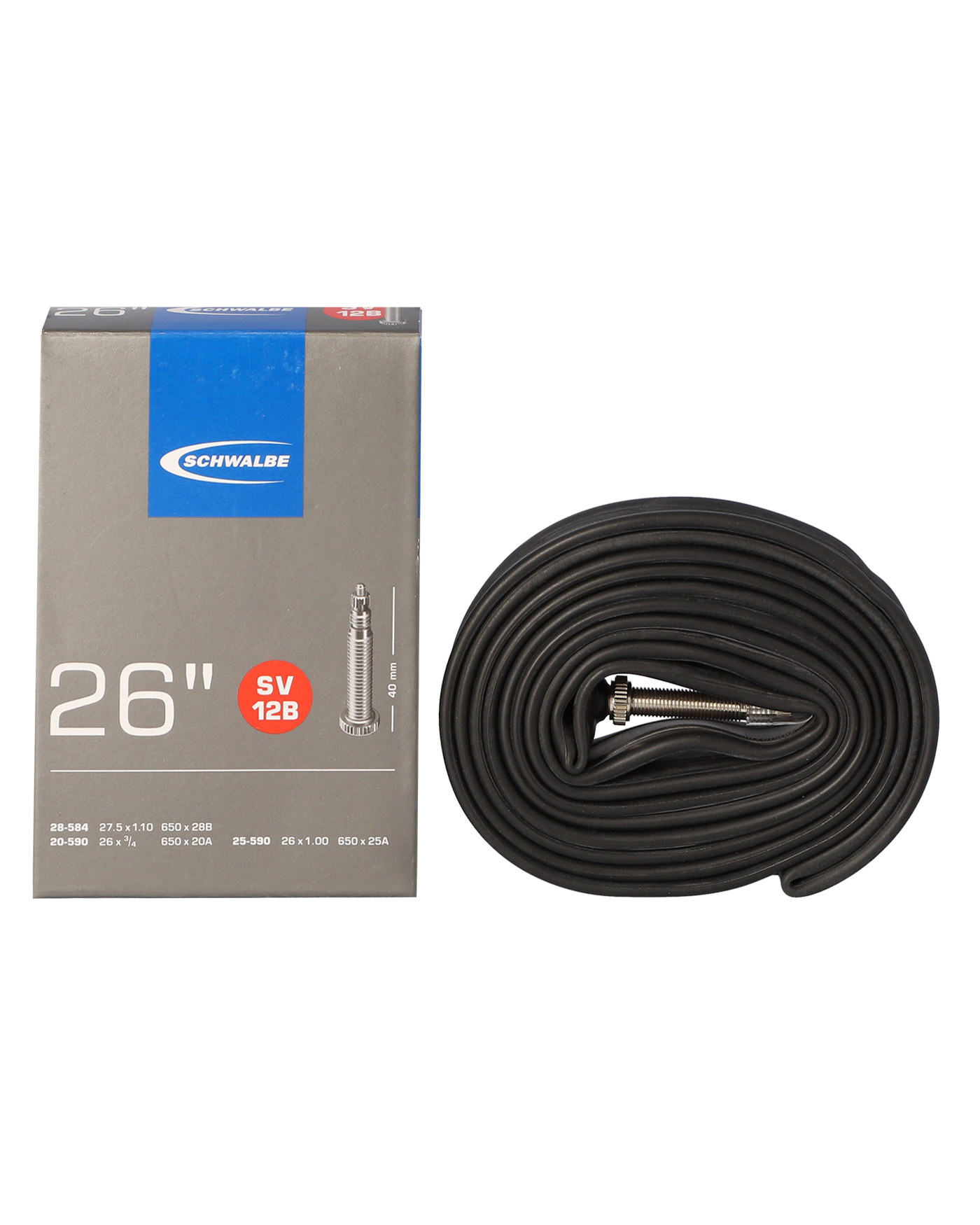 Schwalbe 26“/27.5“  23 – 28 mm Tube for Road